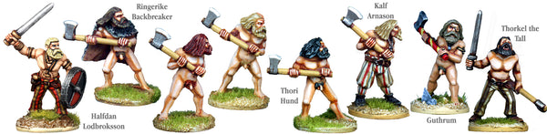 VIK015 - Viking Berserkers With Swords And Axes