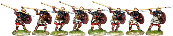 WG011 - Armoured Spartan Hoplites Attacking