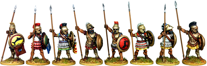 WG015 - Armoured Athenian Hoplites At The Ready