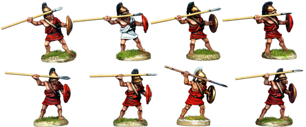 WG016 - Greek or Macedonian Peltasts Attacking