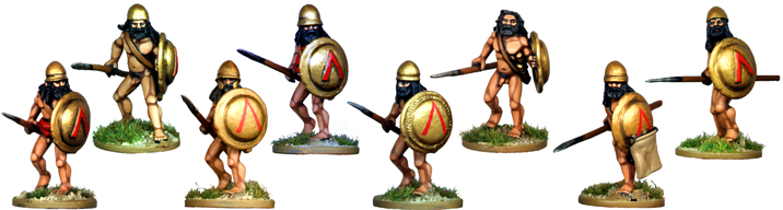 WG023 - Naked Spartan Hoplites