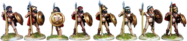 WG035 - Naked Athenian Hoplites At The Ready