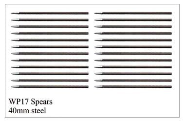 WP017 - Detailed Steel Pins 40mm Long