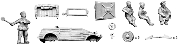 WW2G011 - Kubelwagen and Crew