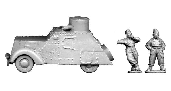 WW2041 - Armoured Car and Crew