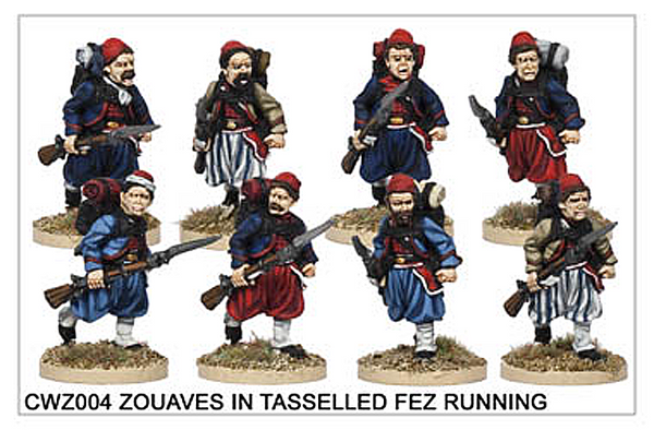 CWZ004 Zouaves in Tasseled Fez Running