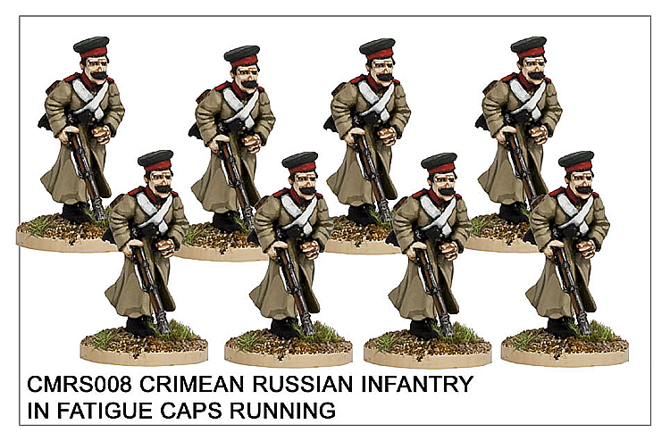 CMRS008 Infantry in Fatigue Caps Running