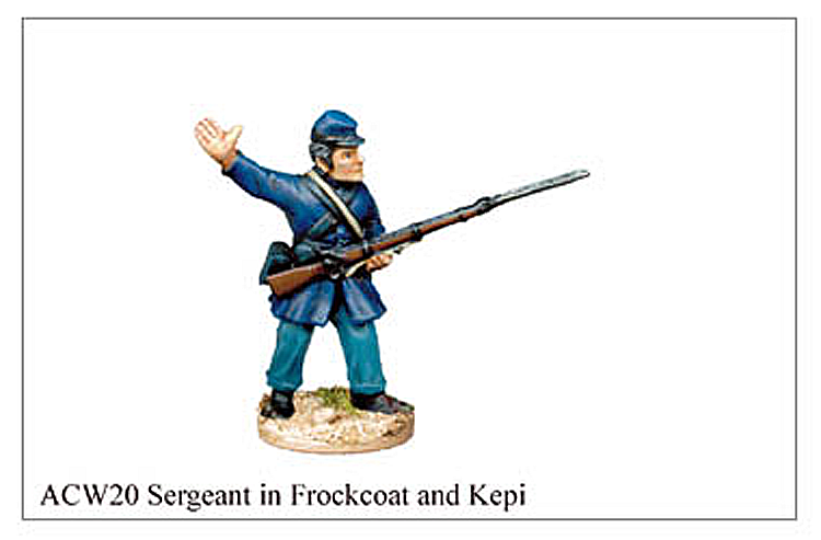 ACW020 - Sergeant In Frockcoat And Kepi