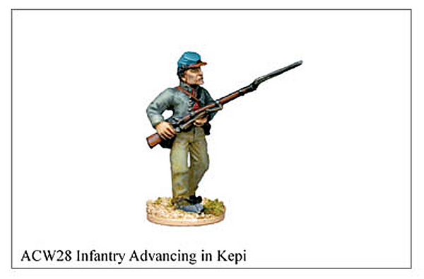 ACW028 - Infantry Advancing In Kepi