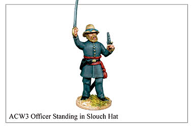 ACW003 - Officer Standing In Slouch Hat