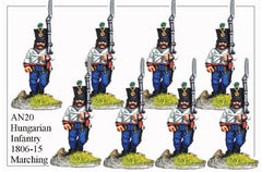 AN020 Hungarian Infantry 1806-15 Marching