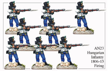 AN023 Hungarian Infantry 1806-15 Firing