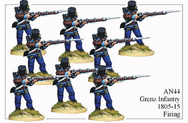 AN044 Grenz Infantry 1805-15 Firing