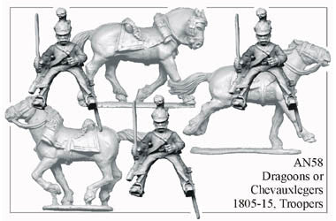 AN058 Dragoons or Chevauxlegers 1805-15 Troopers