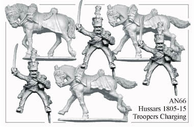 AN066 Hussars 1805-15 Troopers Charging