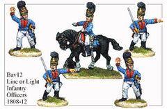 BAV012 Line or Light Infantry Officers 1808-12