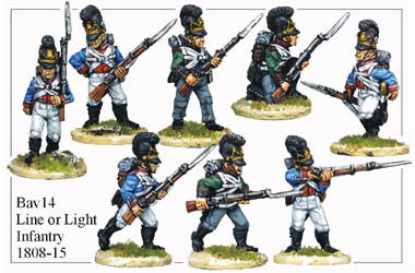BAV014 Line or Light Infantry 1808-15