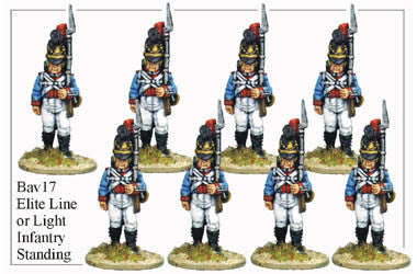 BAV017 Elite Line or Light Infantry Standing