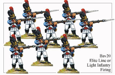BAV020 Elite Line or Light Infantry Firing