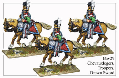 BAV029 Chevauxleger Drawn Sword