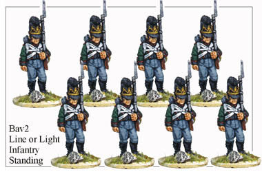 BAV002 Line or Light Infantry Standing