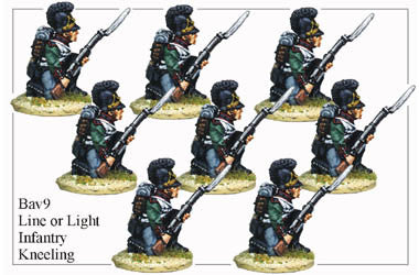 BAV009 Line or Light Infantry Kneeling