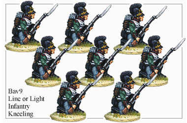 BAV009 Line or Light Infantry Kneeling