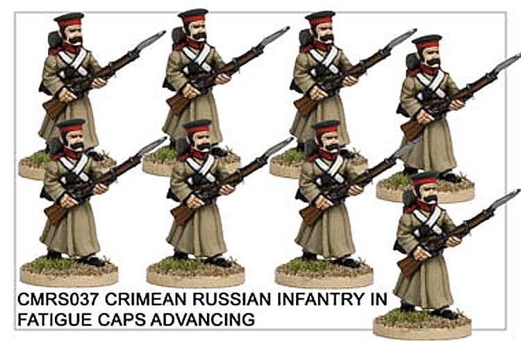 CMRS037 Infantry in Fatigue Caps Advancing