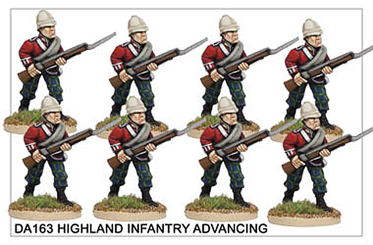 DA163 Highland Infantry Advancing