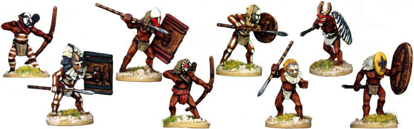 DA065 - Tribal Warriors in Hideous Masks