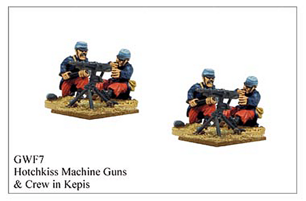 GWF007 - Hotchkiss Machine Gun Crew In Kepis