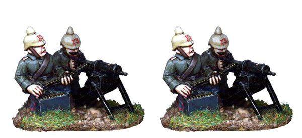 GWG004 - Germans Machine Guns And Crew In Pickelhaube