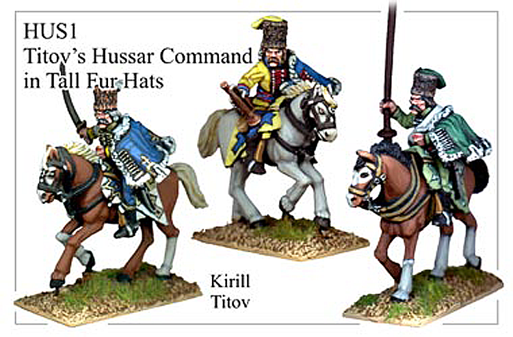 HUS001 - Hussars In Tall Fur Hat Command