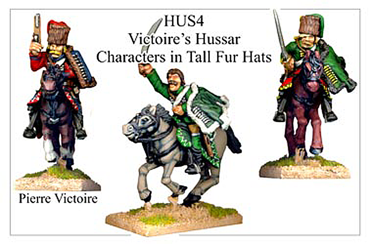 HUS004 - Hussars In Tall Fur Hat Characters