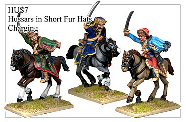HUS007 - Hussars In Short Fur Hat Charging