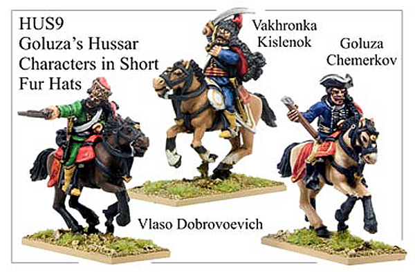 HUS009 - Hussars In Short Fur Hat Characters