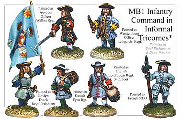 MB001 - Infantry In Informal Tricorns Command
