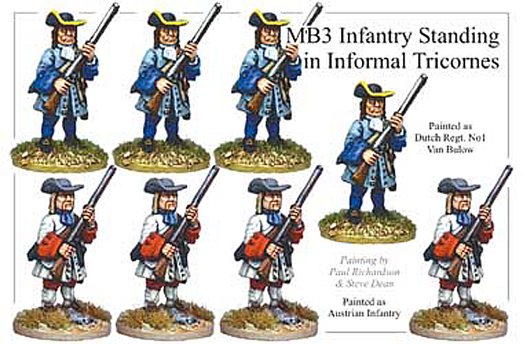 MB003 - Infantry Informal Tricorns Standing