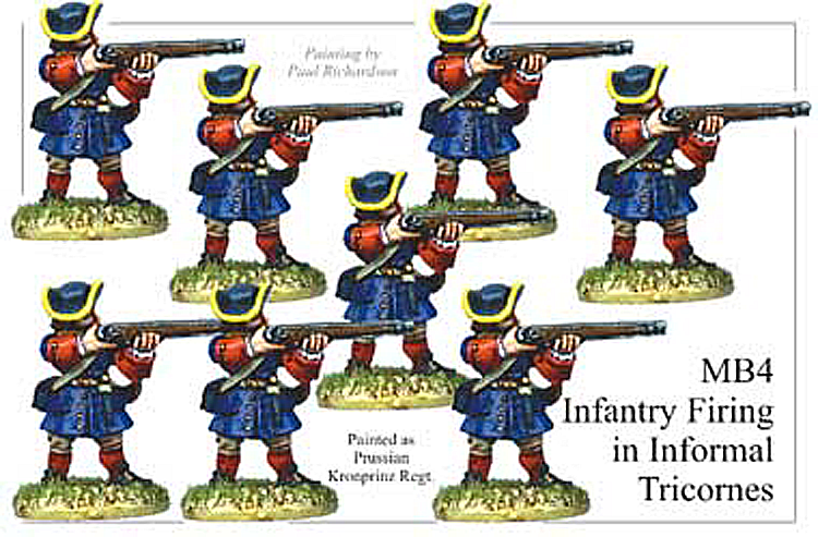 MB004 - Infantry In Informal Tricorns Firing
