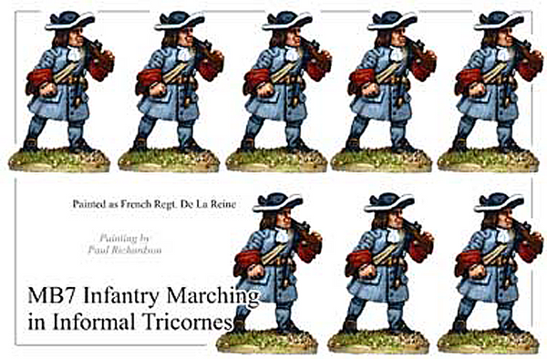 MB007 - Infantry In Informal Tricorns Marching