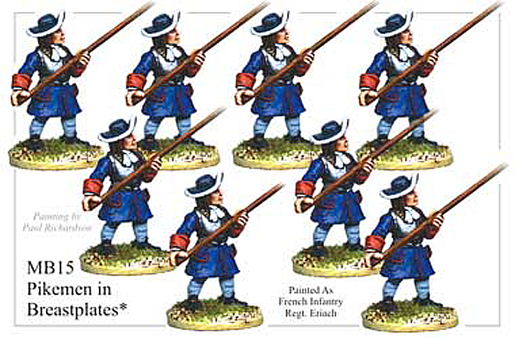 MB015 - Infantry Pikemen In Brestplate