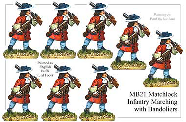 MB021 - Infantry With Matchlock Marching