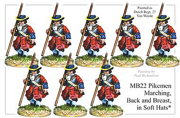 MB022 - Infantry Armoured Pikemen Marching