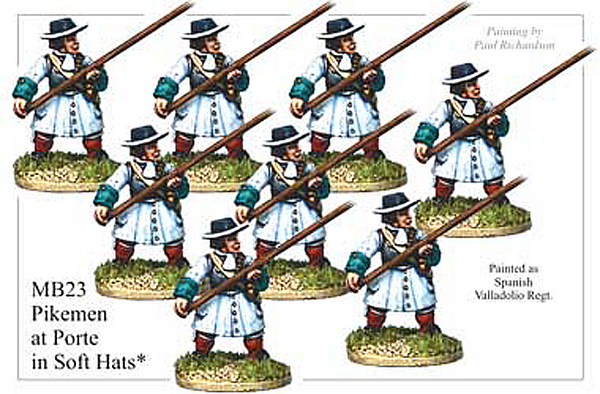 MB023 - Infantry Pikemen Advancing