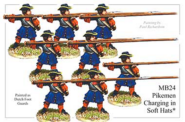 MB024 - Infantry Armoured Pikemen Charging