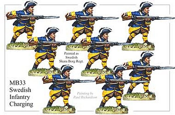 MB033 - Swedish Infantry Charging