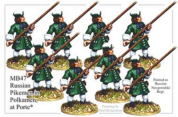 MB047 - Russian Infantry Pikemen