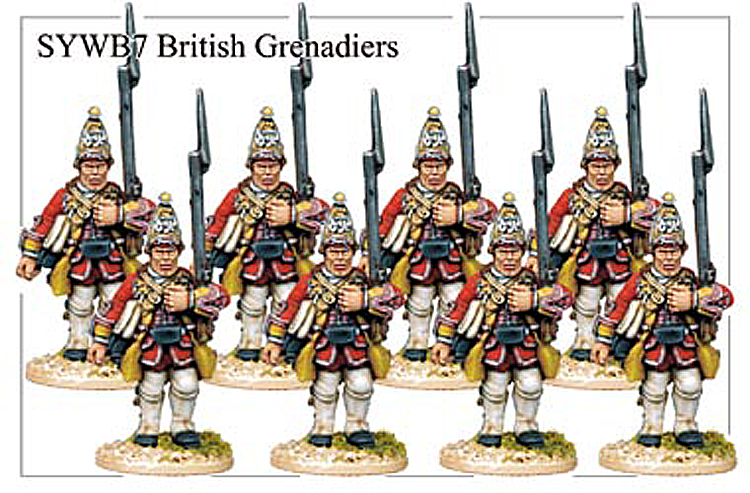 SYWB007 - British Grenadiers Advancing