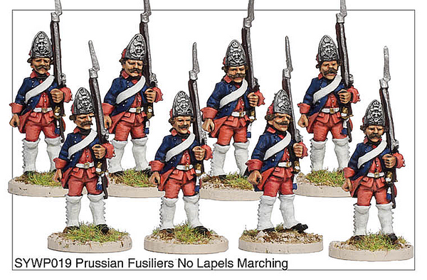 SYWP019 - Prussian Fusiliers No Lapels Marching