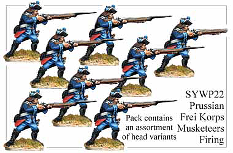 SYWP022 - Prussian Frei Korps Musketeers Firing